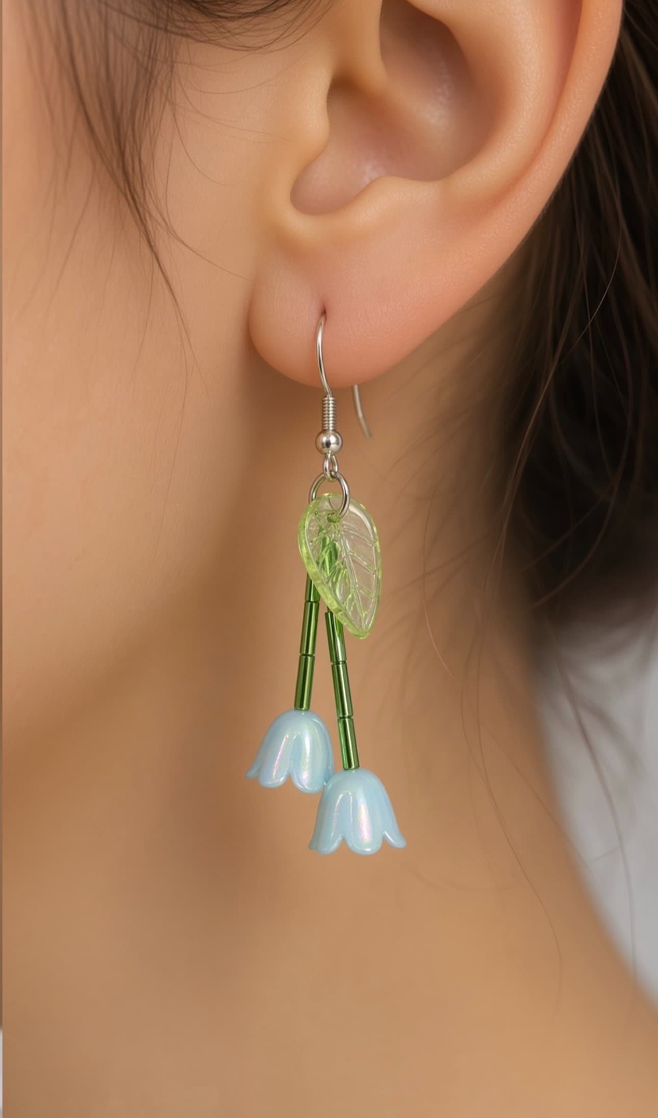 Blue Tulips from Earrings
