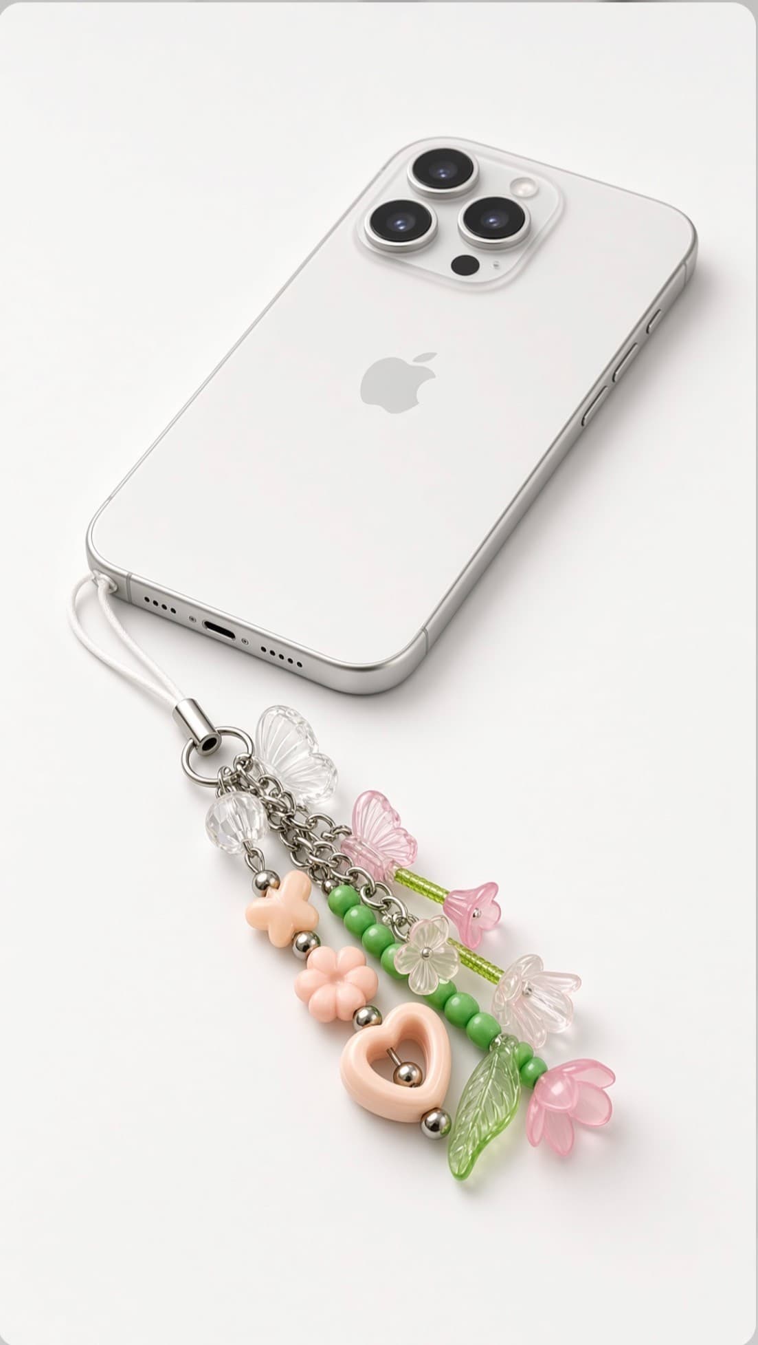 Green Green Grass (Pink Flower) from Phone Charms